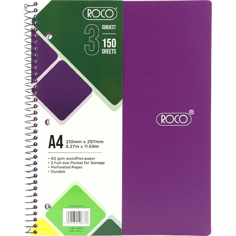 Neon A5 Spiral - Lined 100 Sheets