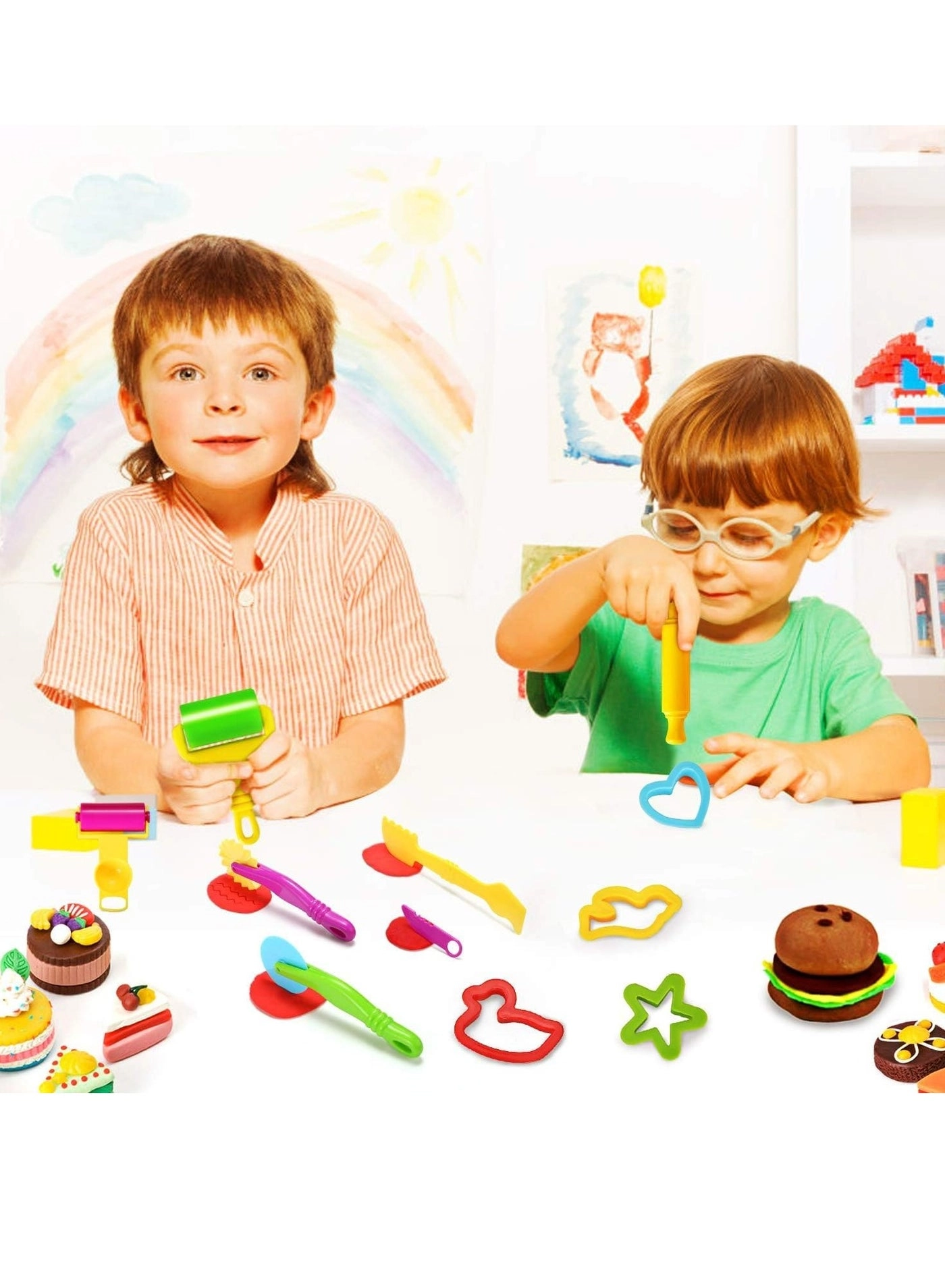 Plasticine Sets - Plastic 20 pcs.