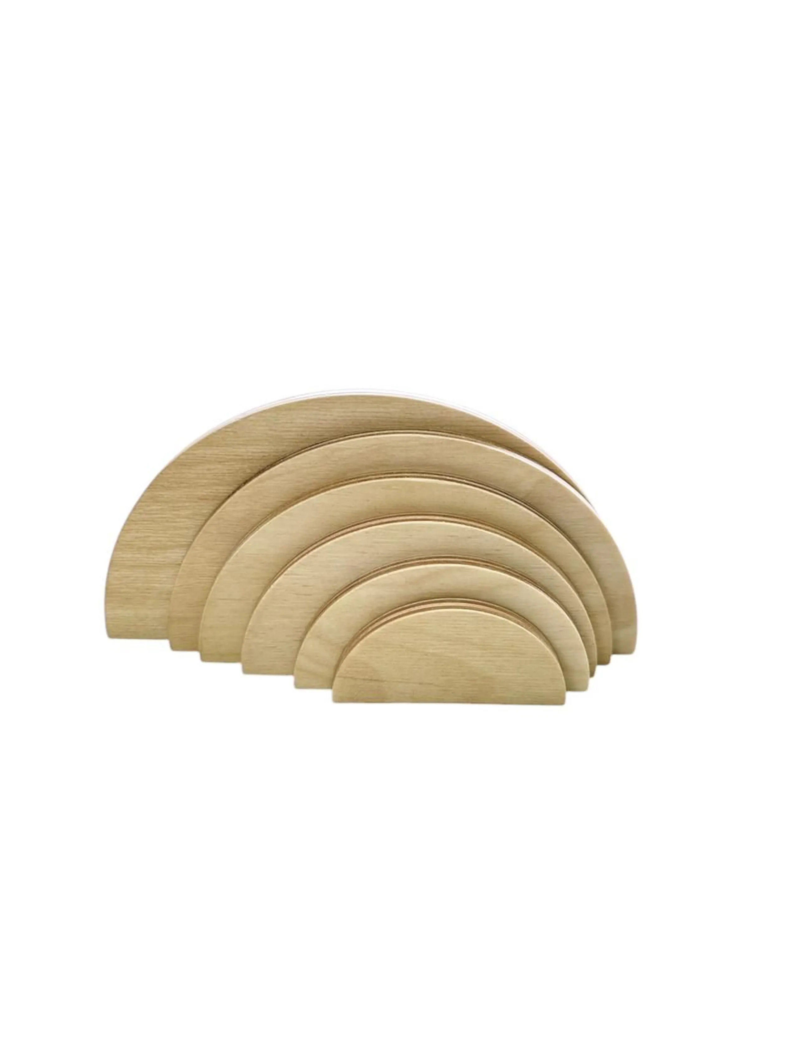 Edu Fun Wooden Grading Semicircles - Suitable for 2 years and above 6 pieces