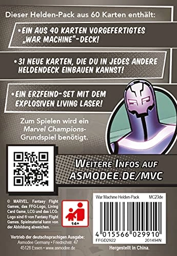 Marvel Champions: LCG - War Machine - Card Game (German)