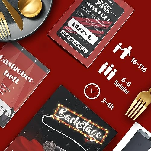 Crime Dinner for Home: The Backstage Case