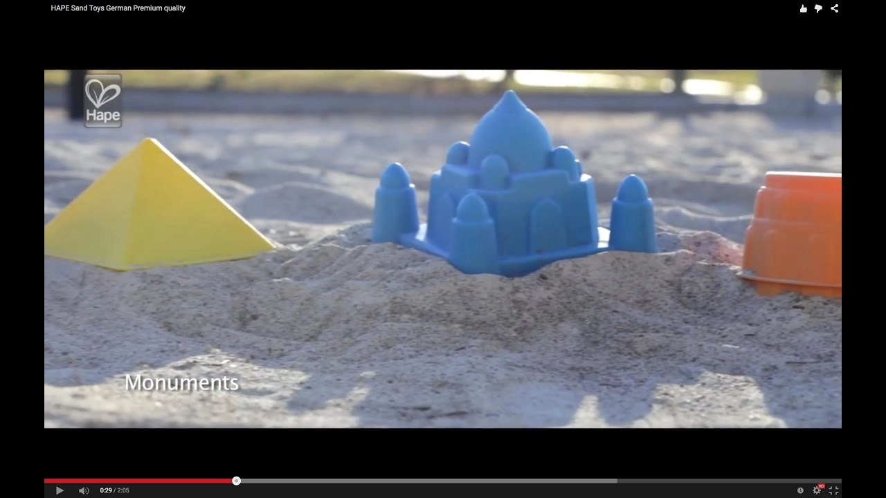 Taj Mahal - Sand & Beach Toy Red