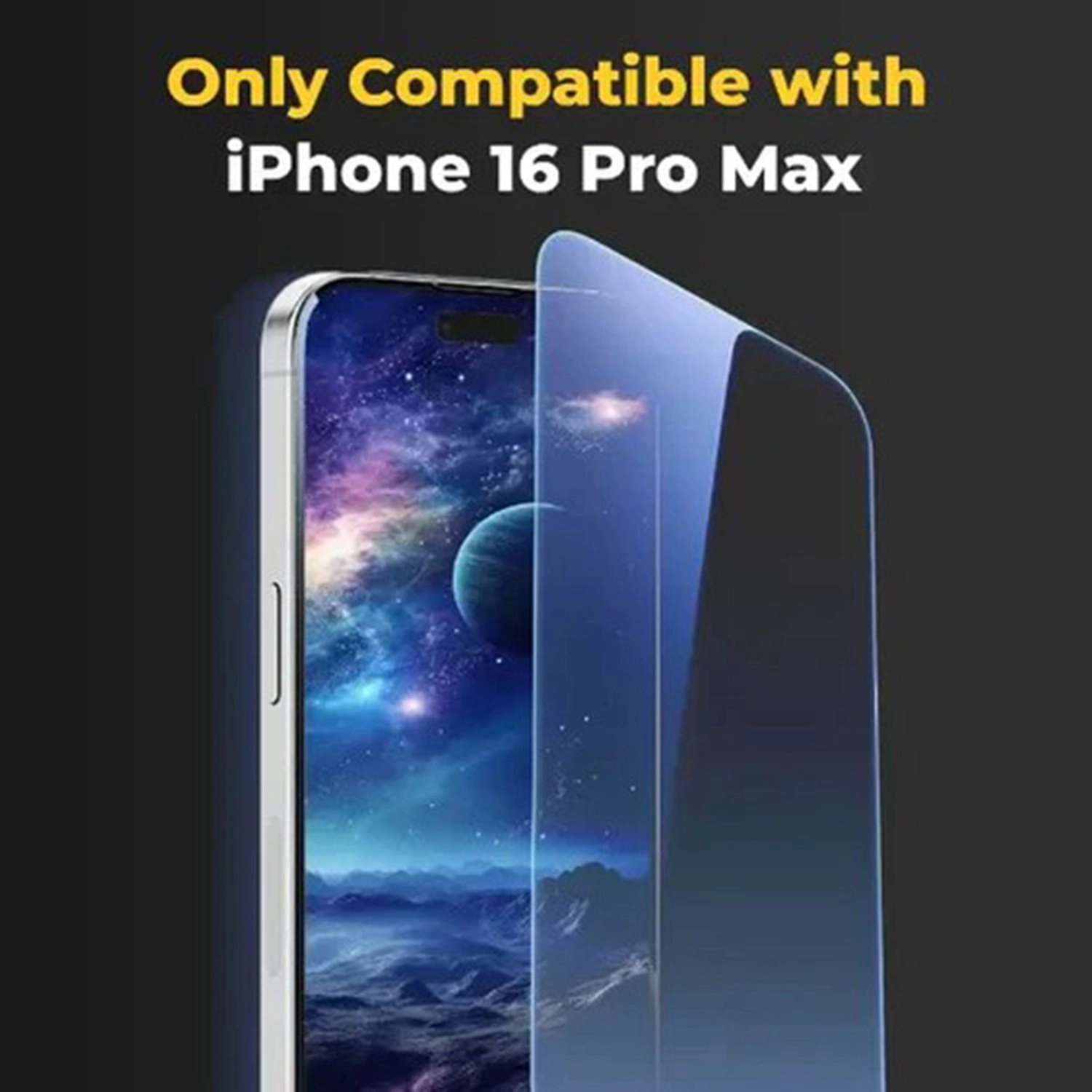 HD Tempered Glass Screen Protector for iPhone 16 Pro Max