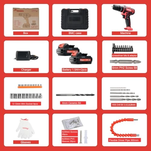 Cordless Impact Drill - 1.5 Amp Hours