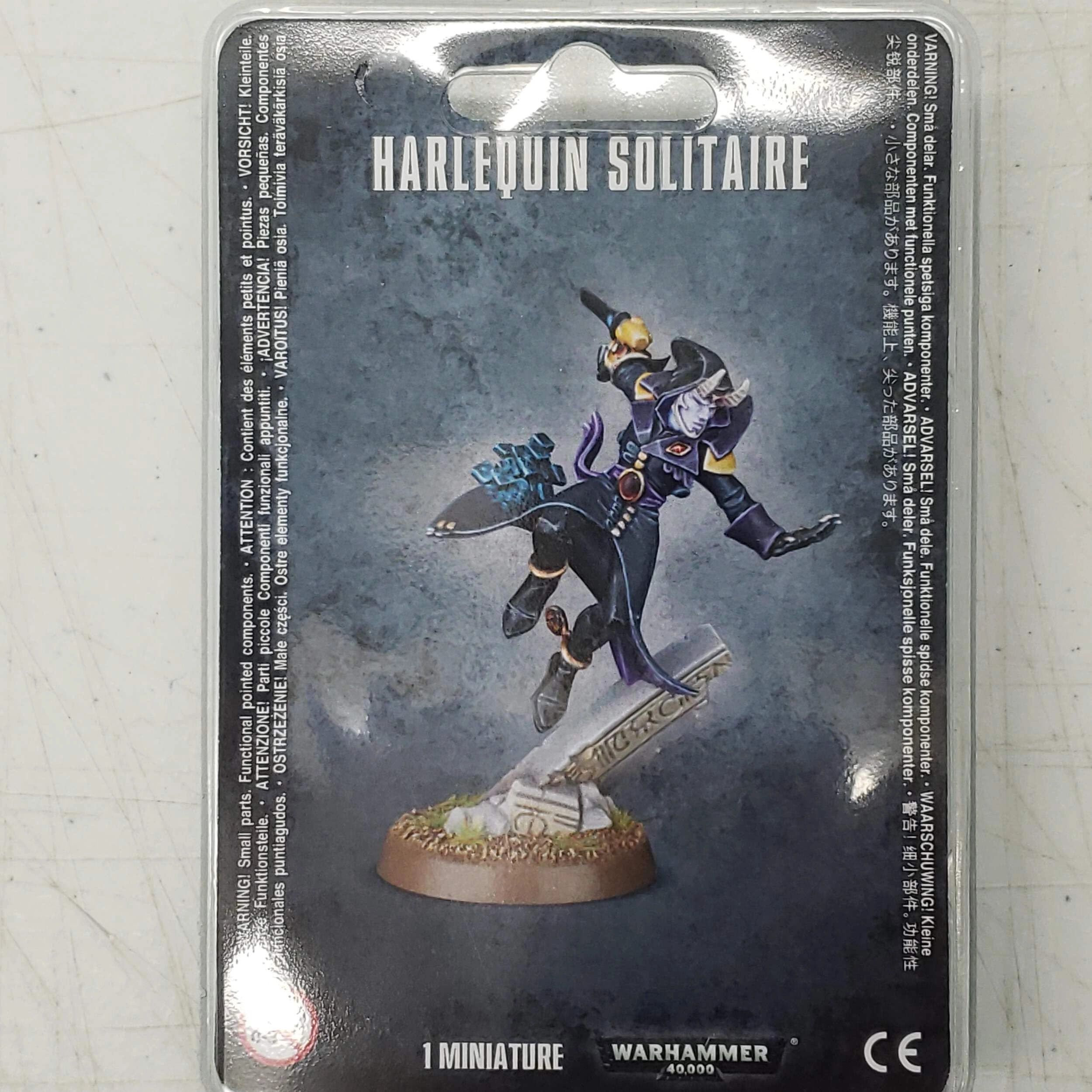 Games Workshop Harlequin Solitaire - Miniature Plastic black