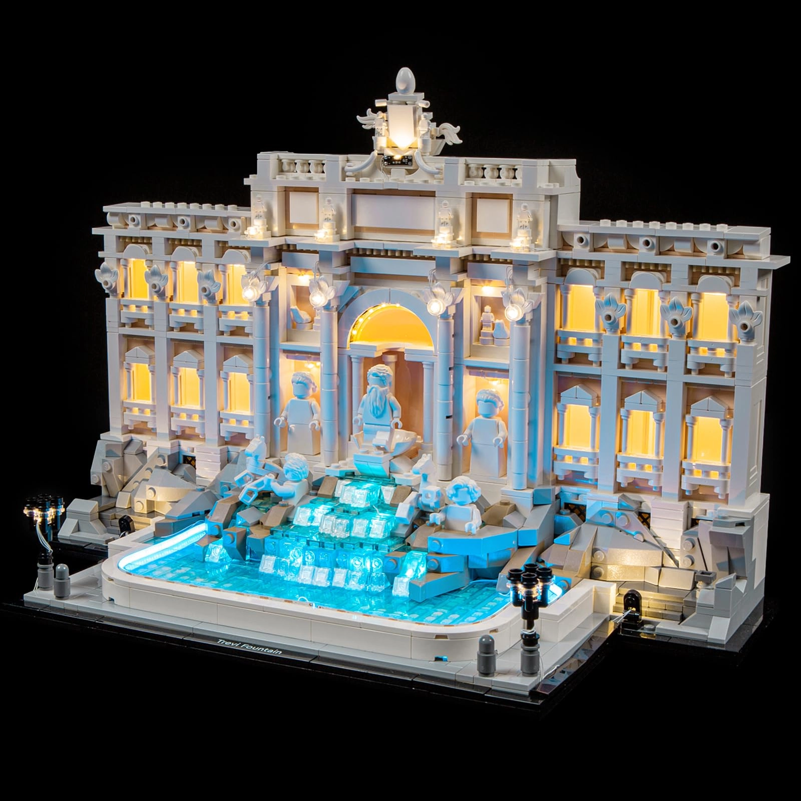 YEABRICKS LED Light for LEGO Architecture Trevi Fountain 21062