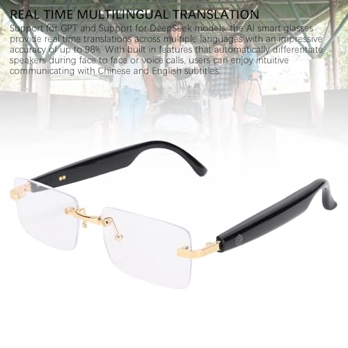 F07 - AI Smart Glasses 144 Languages Dual Speakers