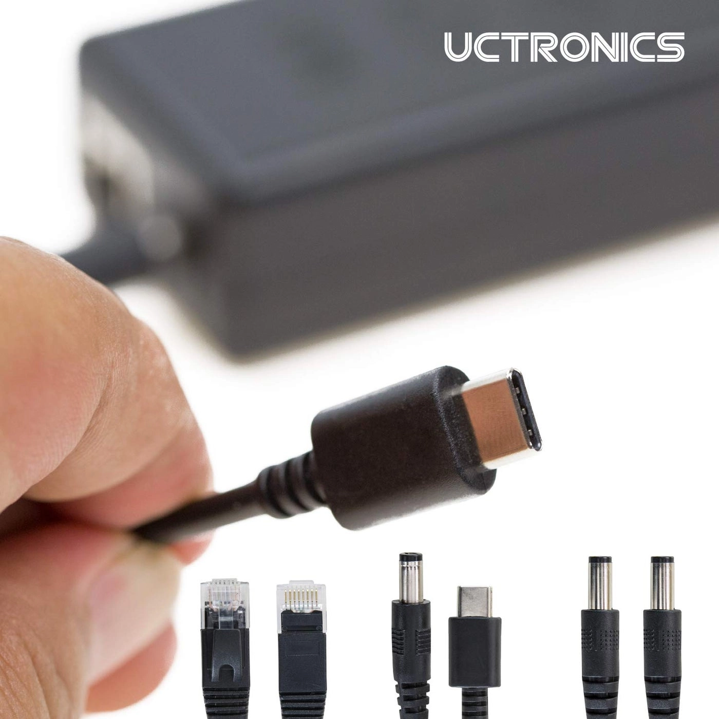 USB-C PoE Splitter - 5V/4A 802.3at Gigabit