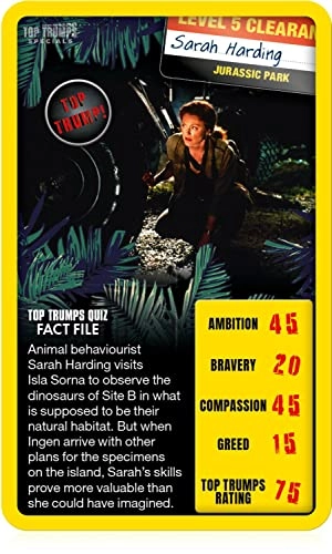 Jurassic Park Specials Card Game - Aged 6 plus 1 pieces