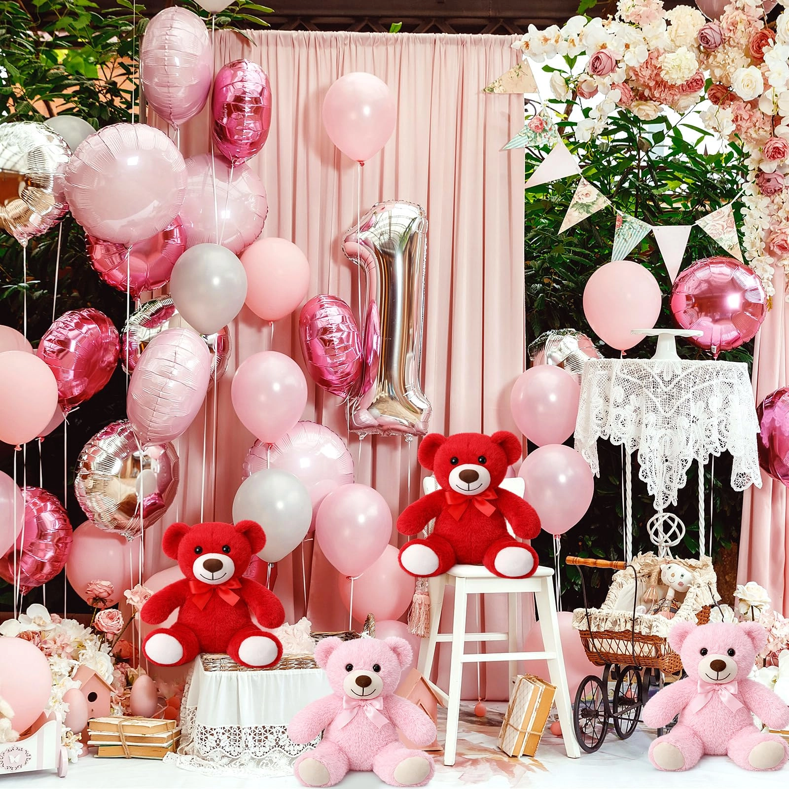 Teddy Bears - 35 cm 4 Pack