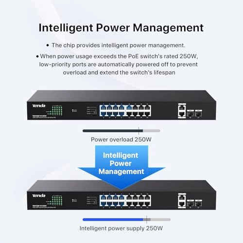 TEG1120P-16-250W - 20-ports