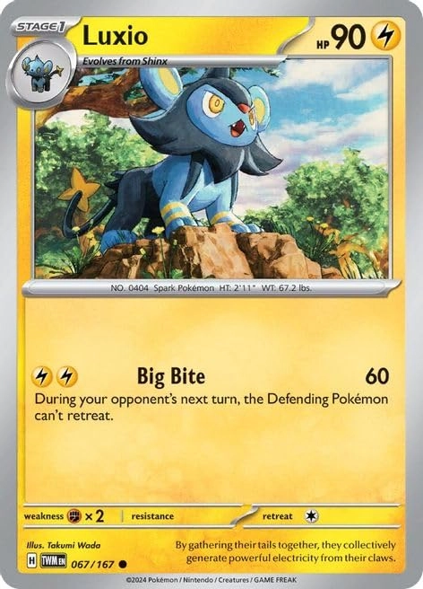 Pokémon Luxio - 1pcs