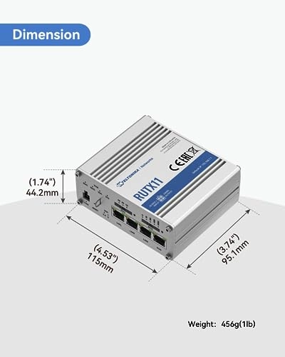 RUTX11000300 - 4G (LTE) Cat 6 802.11b/g/n/ac 867 Mbps