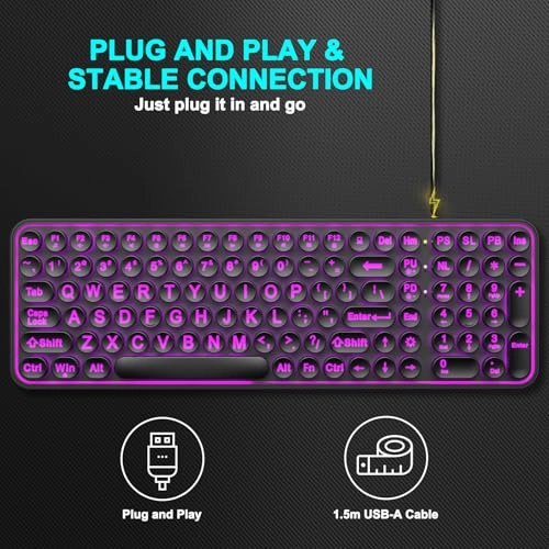 LARGE PRINT BACKLIT KEYBOARD