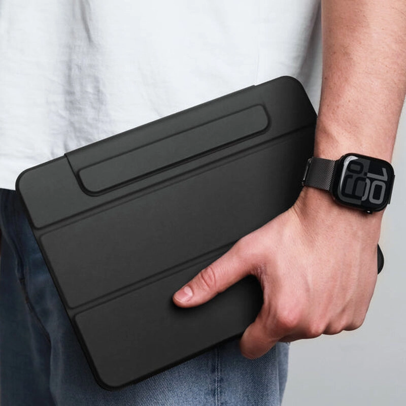 Foldable Folio Case with Pencil Holder for Ipad Pro 11-inch (2024)