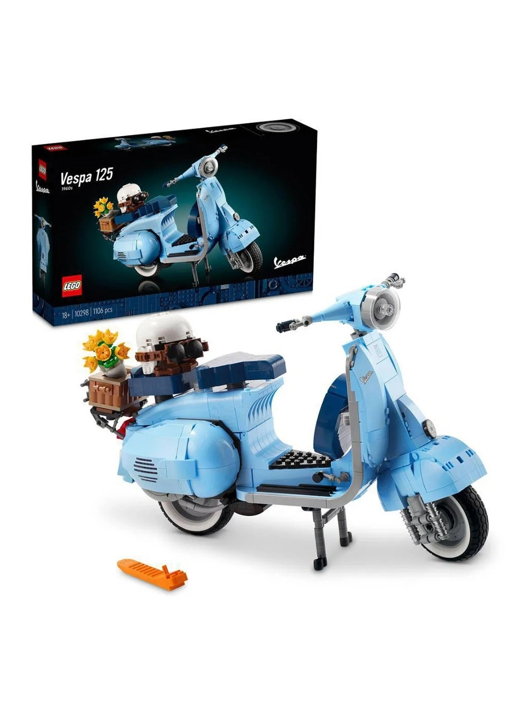 LEGO Vespa 125 (10298) - 1106 pieces pastel blue