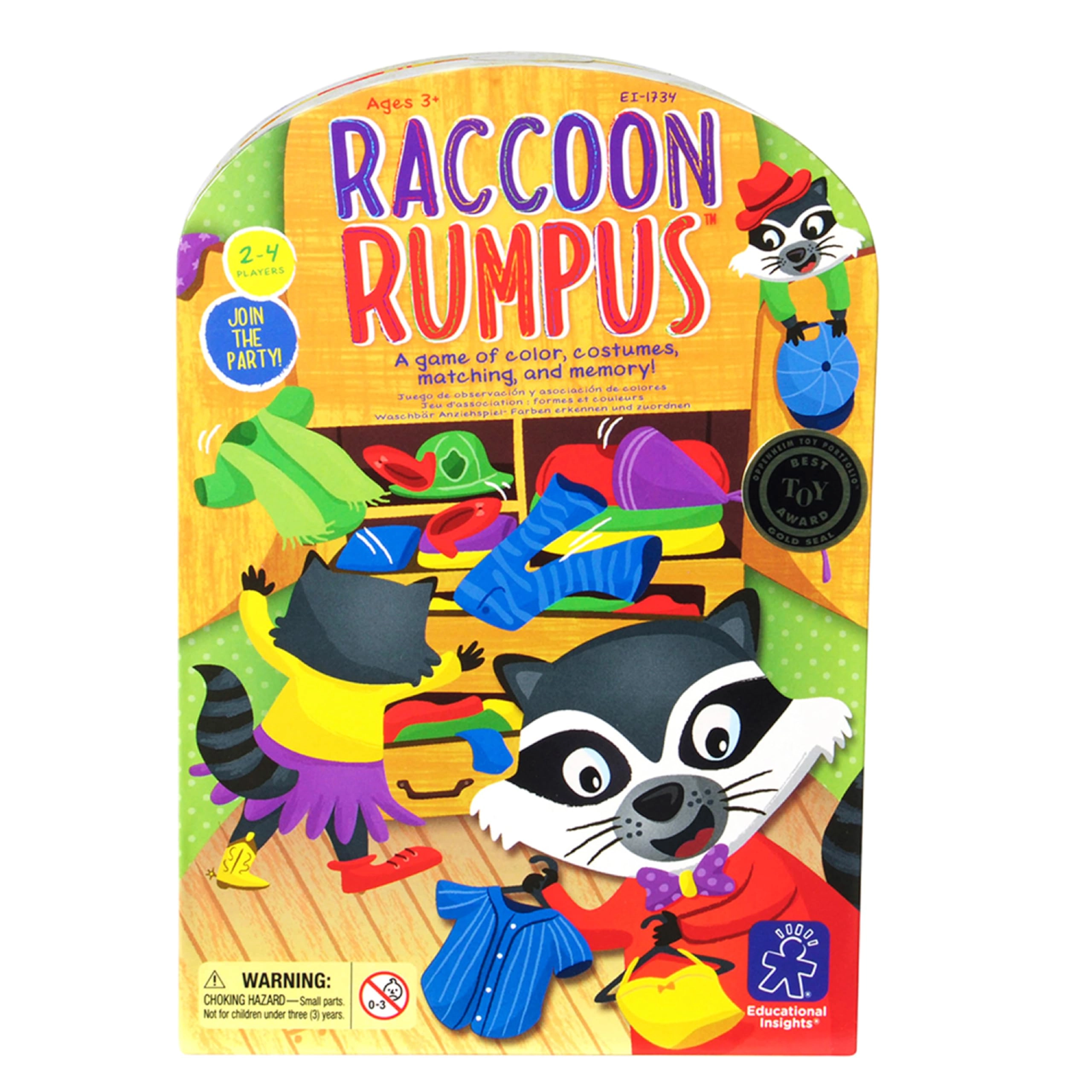 Educational Insights Raccoon Rumpus - 3+ 1 pieces