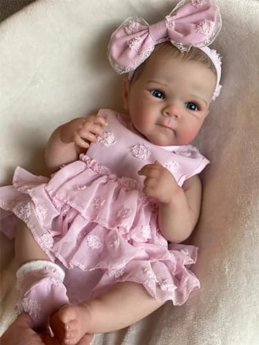 Reborn Baby Doll - 18 inch Full silicone Girl Ages 3+