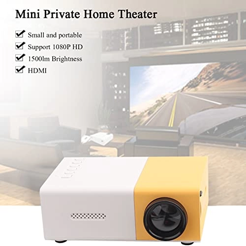 Mini Portable Projector 1500lm 320 x 240 pixels