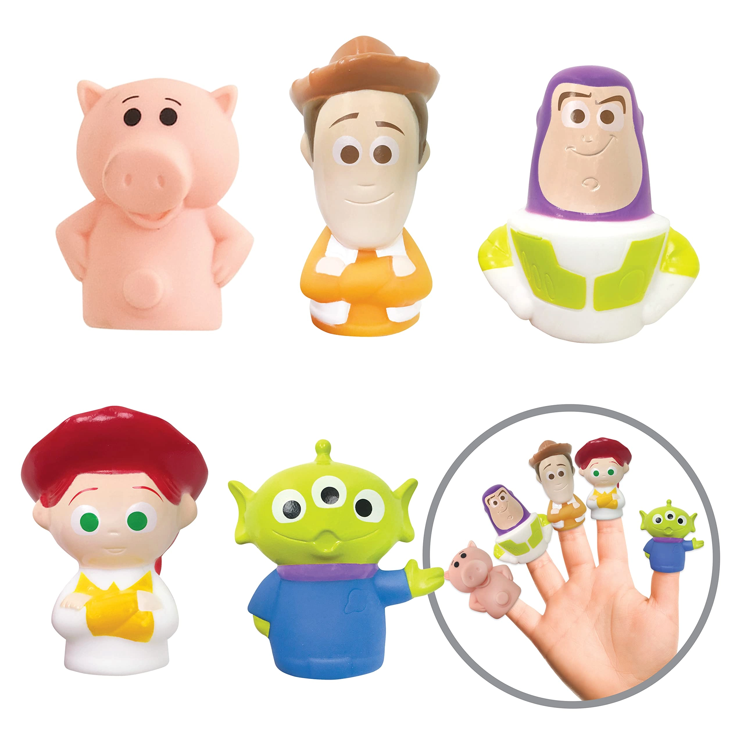 Dinsey Toy Story Finger Puppets - 5-Pack waterproof