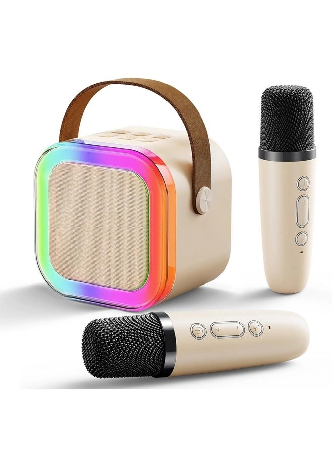 Portable Karaoke Machine - 2 wireless microphones