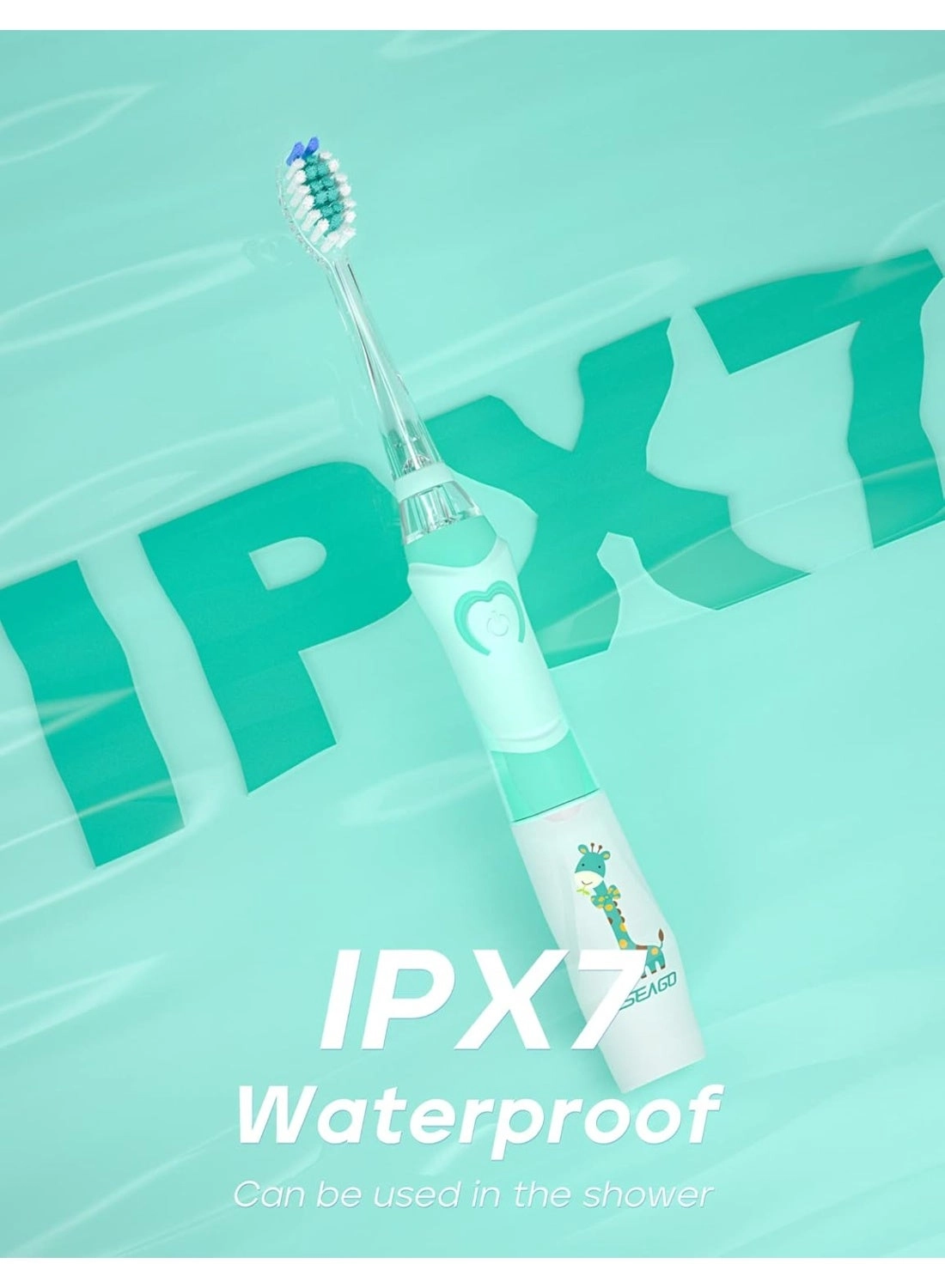 SG-2159 - 8 Soft Toothbrush Heads LED Light 2-Minute Timer