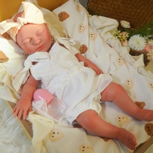 Reborn Baby Doll - 20.1 Inch Silicone Anatomically Correct Ages 3+
