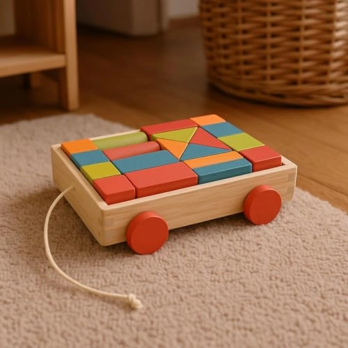 Wooden Car - 8 months and up 20 pieces