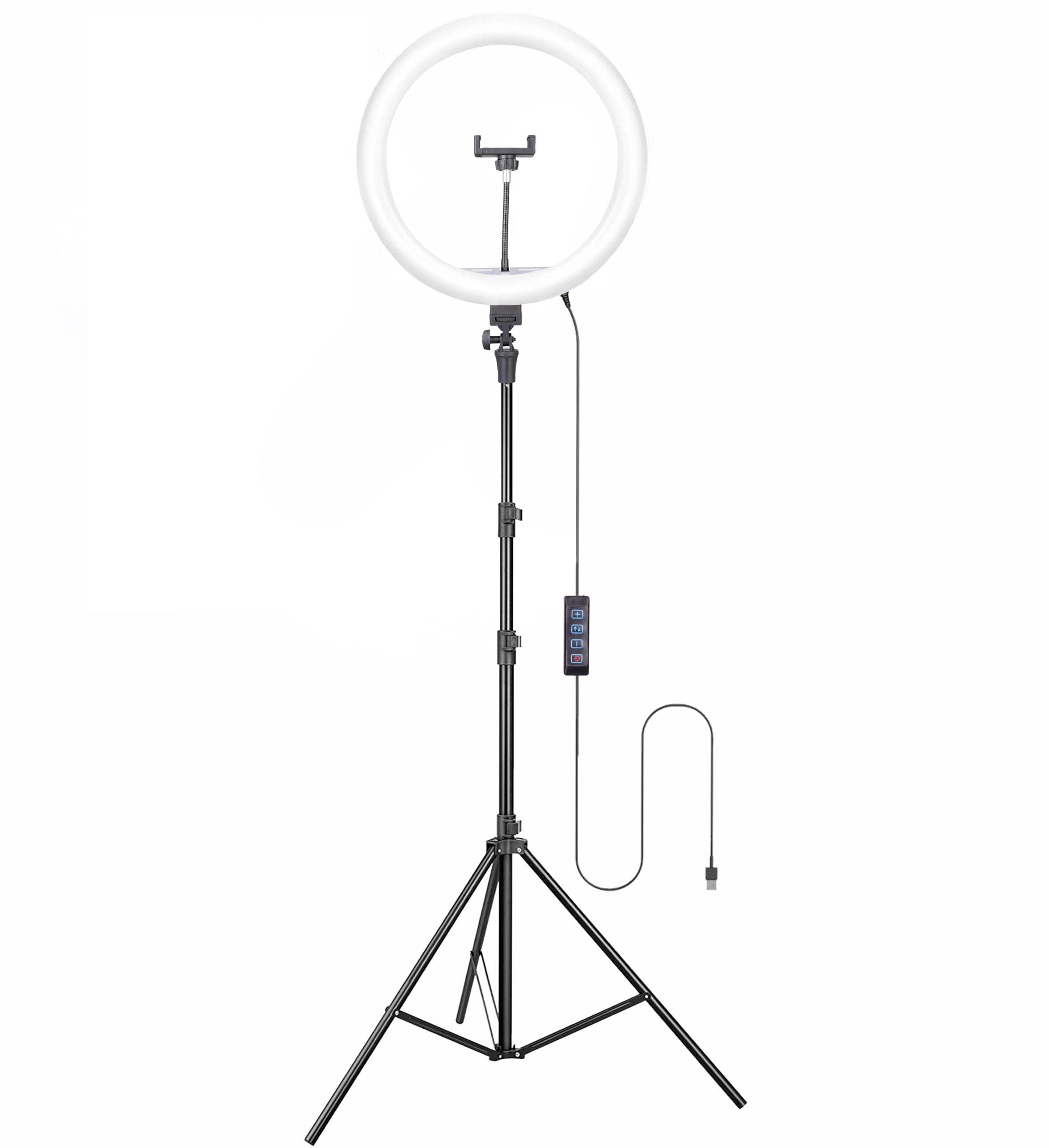 Mahajan Industries Professional LED Ring Light - 15W Dimmable 2 Color Modes