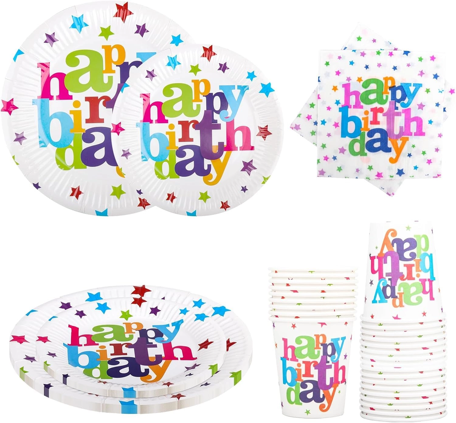Party Tableware Set - 81Pcs Birthday