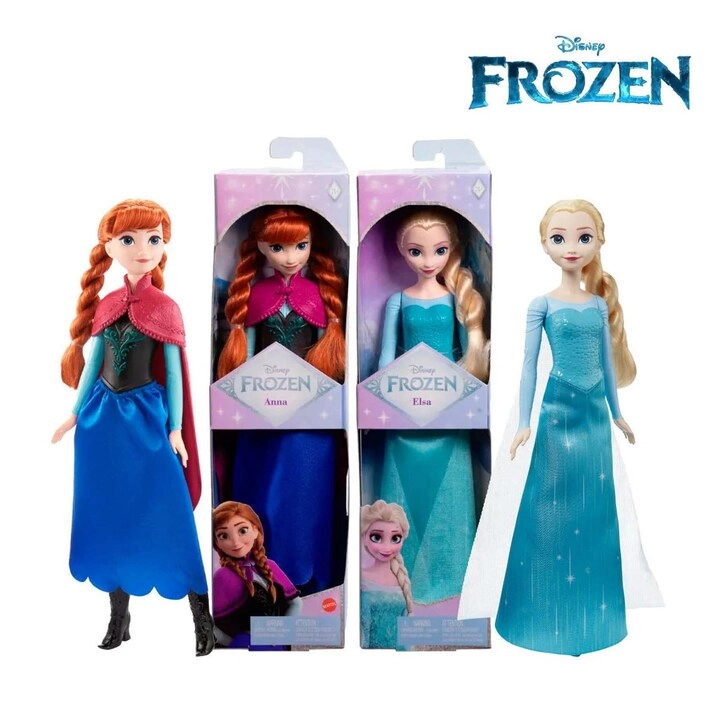 Mattel Frozen Classic Fashion Doll - Articulated Arms Elegant Outfit