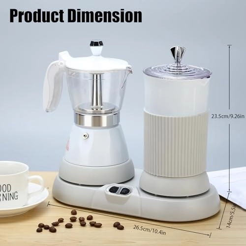 Espresso Maker - Milk Frother 2-in-1 One-Touch
