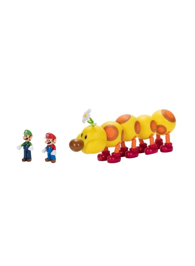 Super Mario - Wiggler + Super Mario - Mario + Super Mario - Luigi 3 pcs