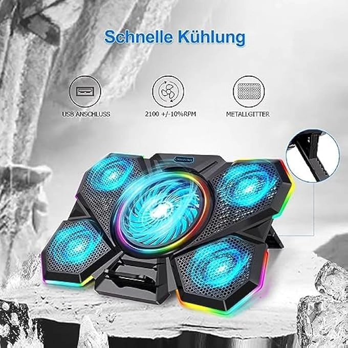 LAPTOP COOLING PAD - 5 12-15.6 INCH