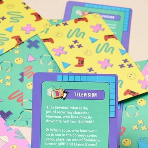 90s Trivia Card Game - English Adult
