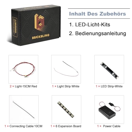 LED Light Set - Compatible with MoneyGram Haas F1 Team VF-24 Race Car USB and battery powered