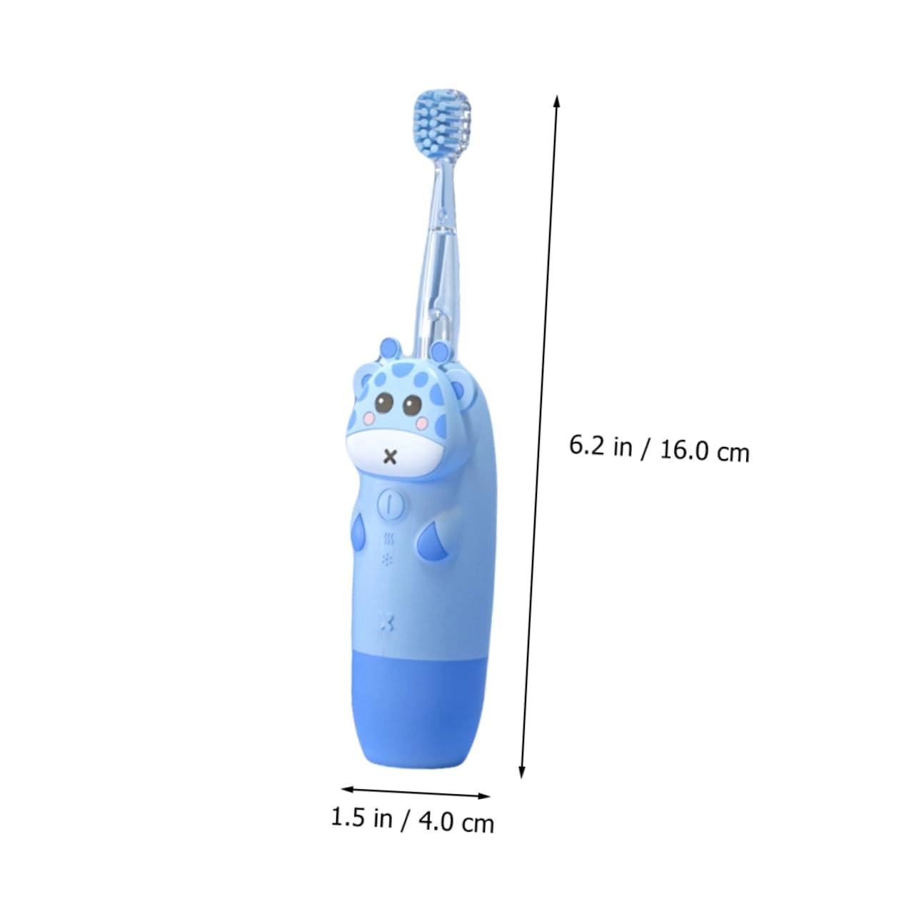 USB Rechargeable Kids Electric Toothbrush - 2 Brush Heads Sonic Vibration