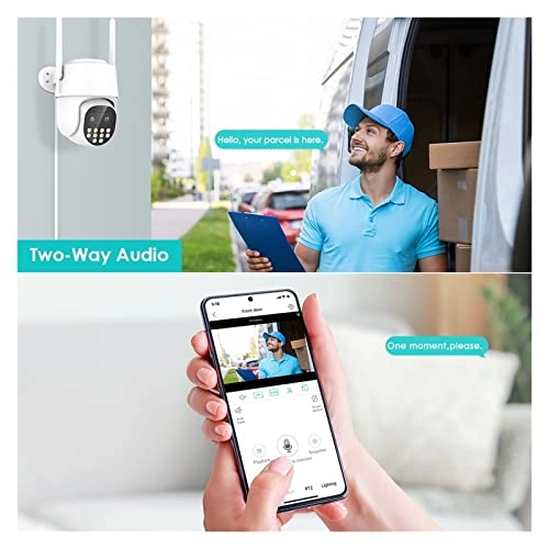 Outdoor Solar Security Camera 4K