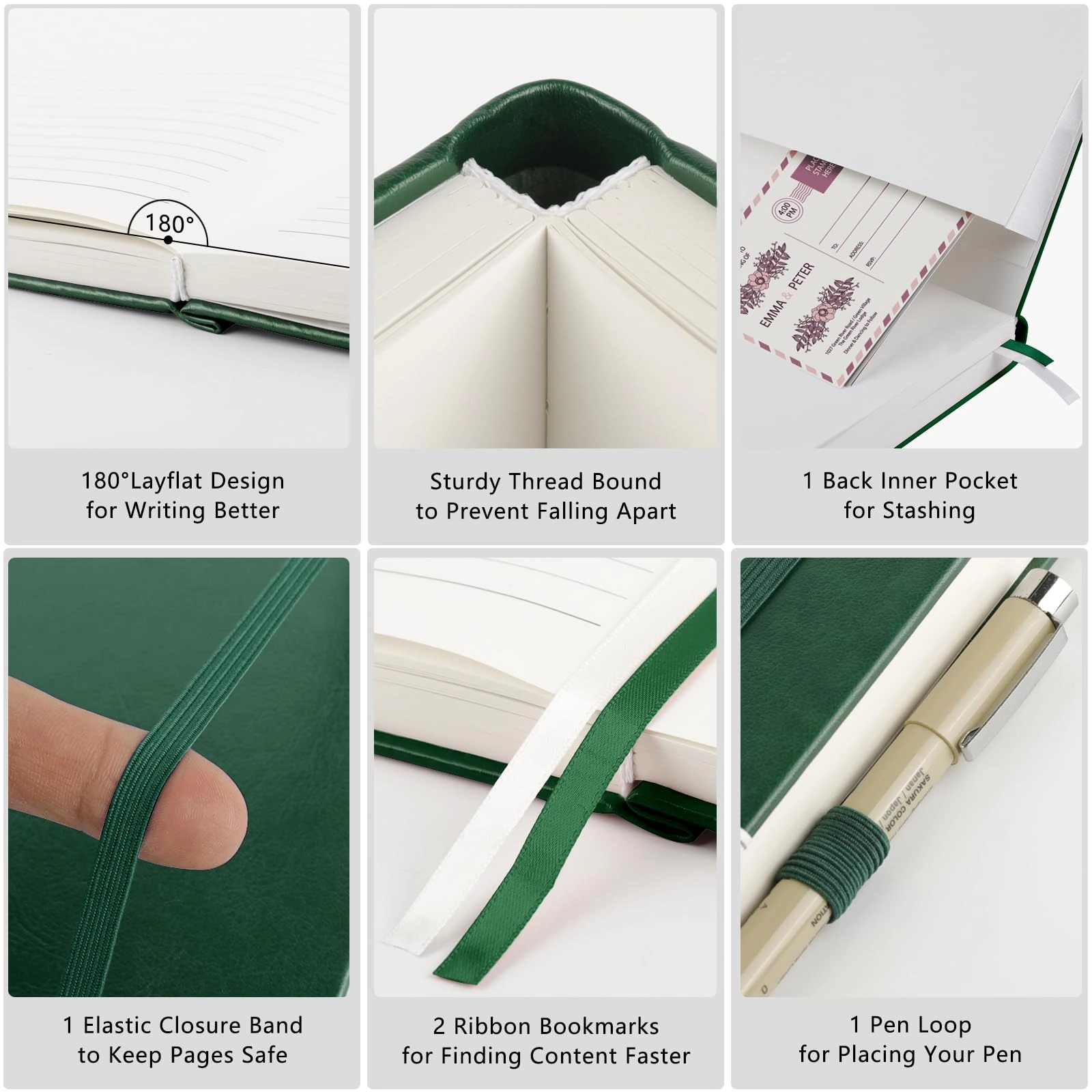 Notebook A5 Hardcover - Lined 160 Sheets