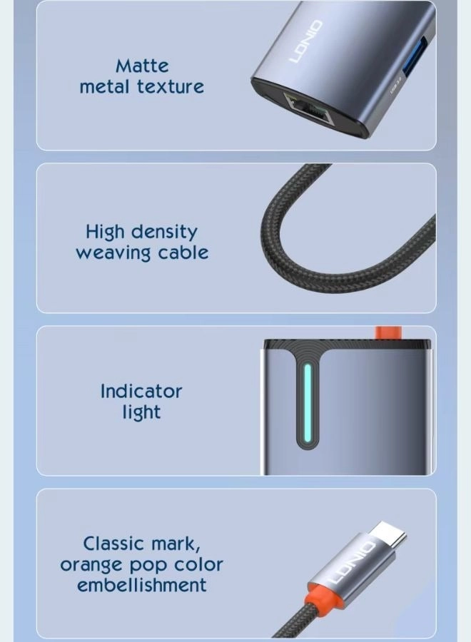 DS-16H - USB Type C MacBook Windows laptops Android tablets iPads