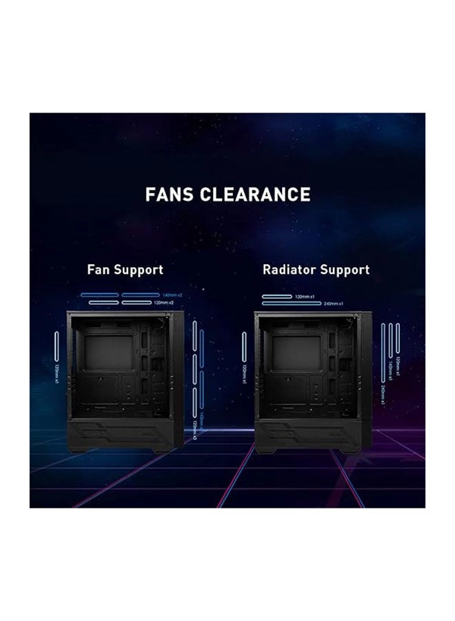 MAG FORGE 112R - Tempered Glass Side Panel Mid Tower