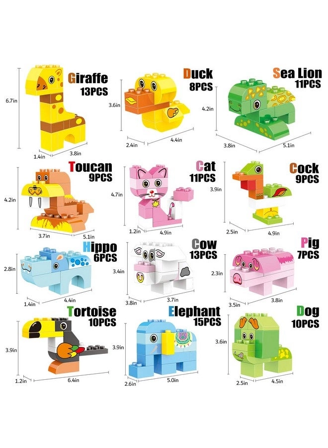 Animals Building Blocks - 122 pcs