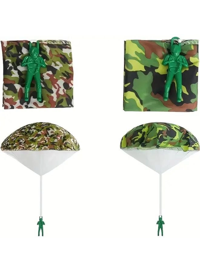 Parachute Jumping Toy Soldiers - 3 Years 4pcs