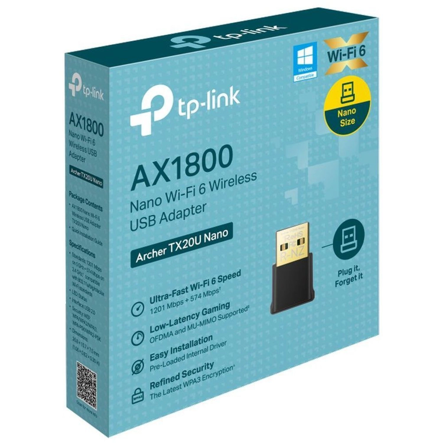 Archer TX20U Nano - Wi-Fi 6 USB Wireless