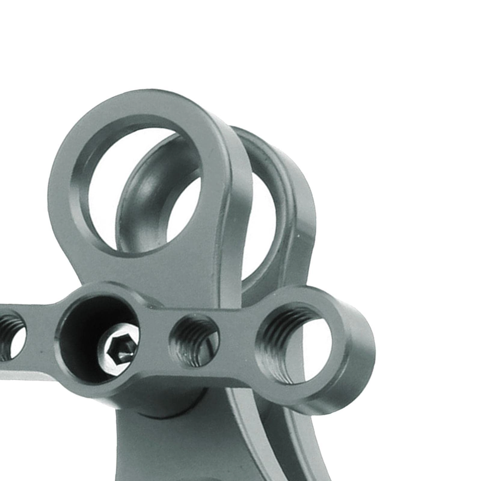 MERISHOPP 1" ball clamp - Aluminum Standard Gray