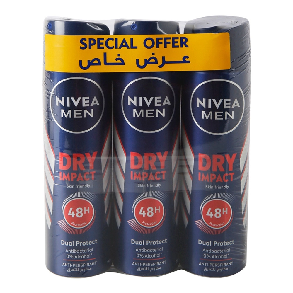 Dry Impact Deodrant - 150x3 ml 3 piece(s)