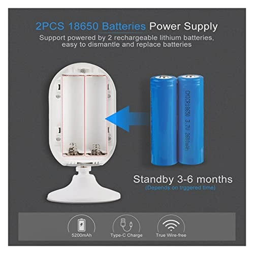 Outdoor Solar Security Camera 2K