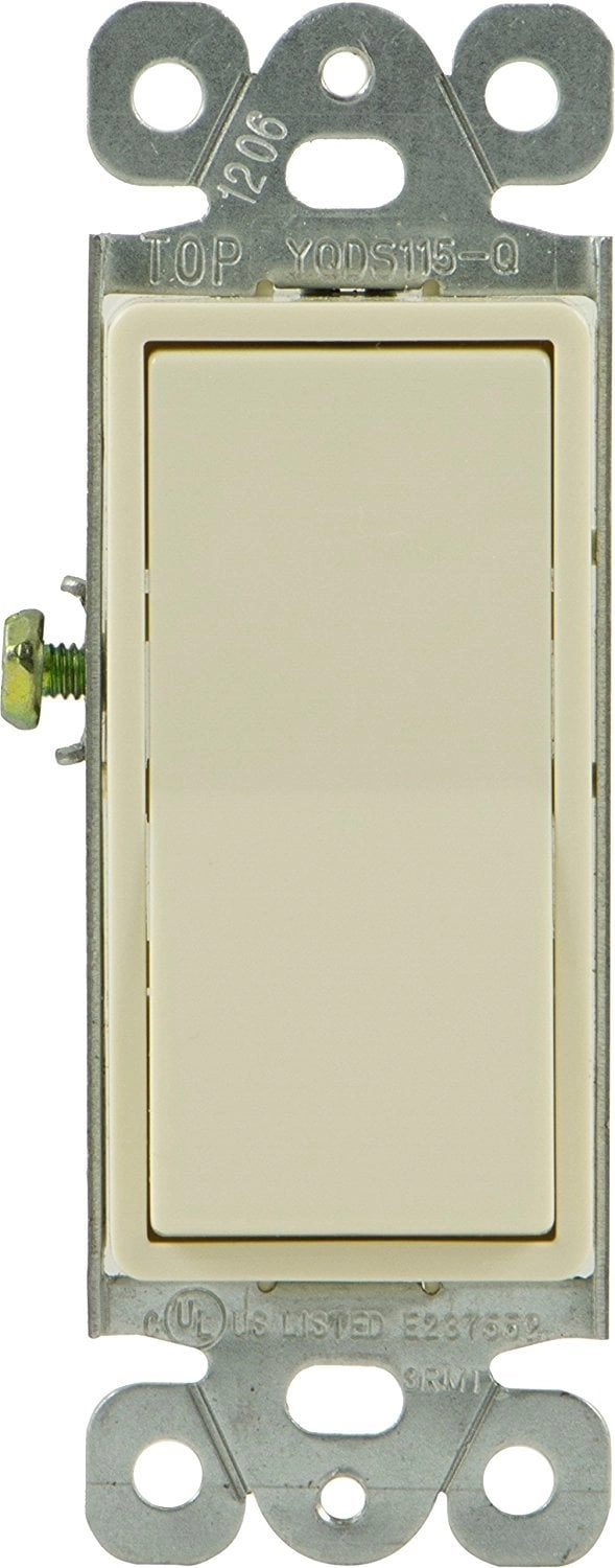 GE Paddle Rocker 15A 1-Gang 1-Way Switch