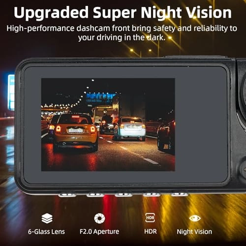 Dash Cam - 2K + 1080P