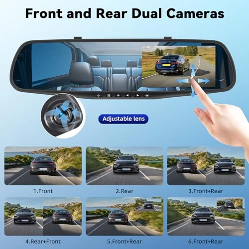 Mirror Dash Cam - 1080p 30FPS